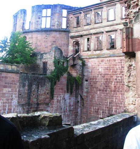 Heidelberg castle fire damage