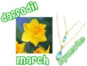 march march 300x228Flowers and Birthstones Galore
