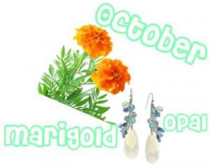 october october 300x239Flowers and Birthstones Galore