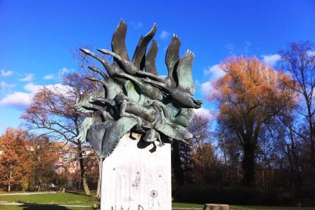 Hans Christian Andersen Statue in Odense Denmark