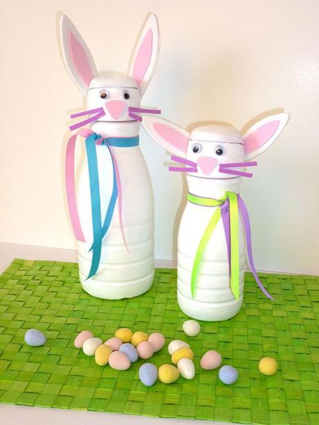 Bunny-Candy-Containers Trash to Treasure: Re-Imagining Your Waste {Easter}