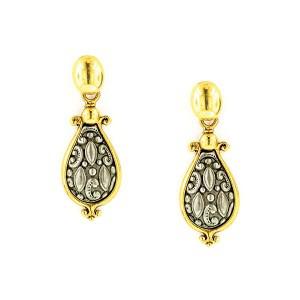 26025 Egyptian style teardrop earrings