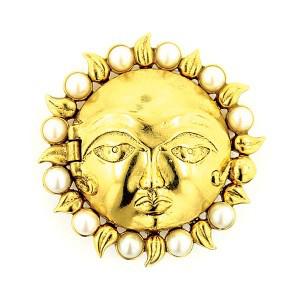 38915 sun brooch