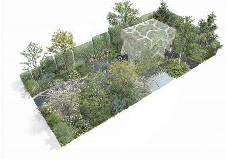 eureka_chelsea_garden Aerial impression of Times Eureka Garden design in association with Royal Botanic Gardens, Kew (Credit: Marcus Barnett Design + NEX)