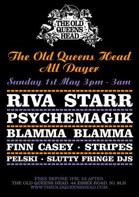 FREE Sunday All-dayer at Old Queens Head, Islington FREE Sunday All-dayer at Old Queens Head, Islington