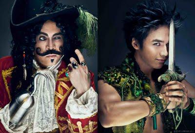 Sam Concepcion is Peter Pan, Michael Williams is Captain Hook in Stages and Rep's Peter Pan
