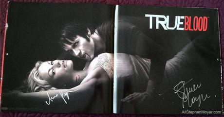 One of a kind True Blood calendar signed by Stephen Moyer and Anna Paquin auctioned off for charity