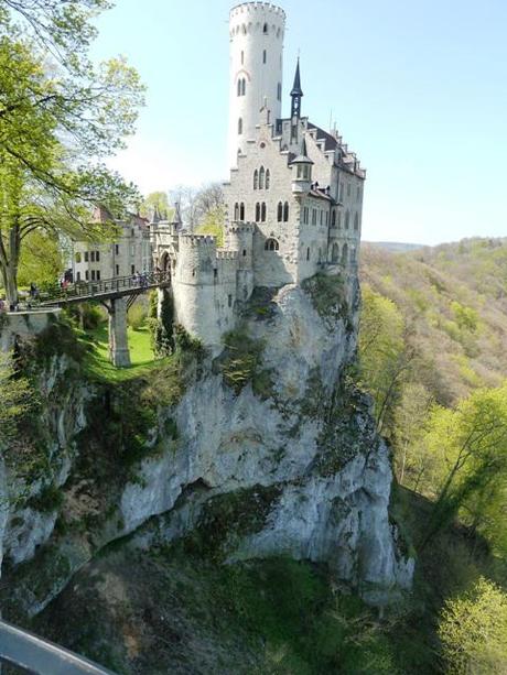 Lichtenstein Castle perched on a cliff