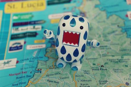 Domo Takes St. Lucia travel bug: st. lucia.