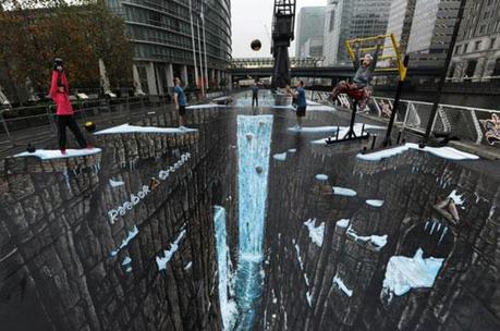 Biggest 3D street art - Guinness Book of World Records Reebok Street Art