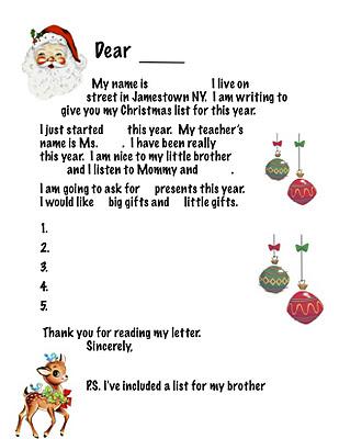Parenting Thursdsay: Santa's List