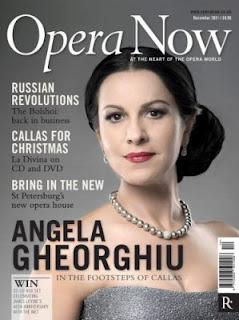 On the cover of Opera Now
