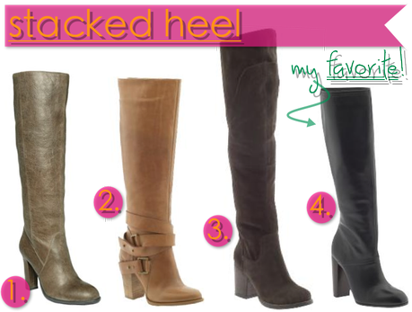 Fall Boot Guide: Stacked Heels