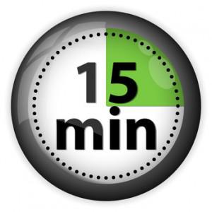 The 15-Minute Miracle (What Can You Accomplish In 15 Minutes?)