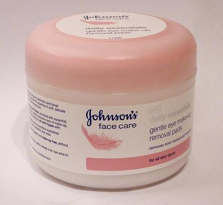 Johnson Face Care Eye Make Up Remover Pads