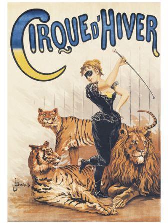 Vintage circus poster