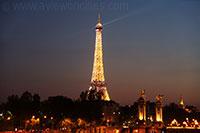PARIS - je t'aime Eiffel Tower at night, Paris