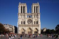PARIS - je t'aime Notre Dame west facade