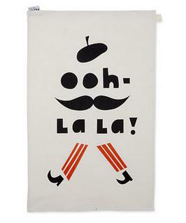 Gift of the Day: Francais Tea Towel