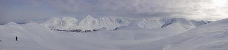 RundfjalletPanorama ski touring terrain Lyngen