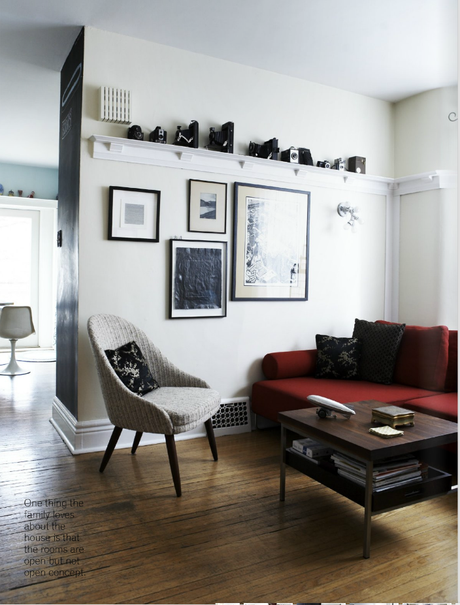 A clutter-free and warm home of a Toronto artist