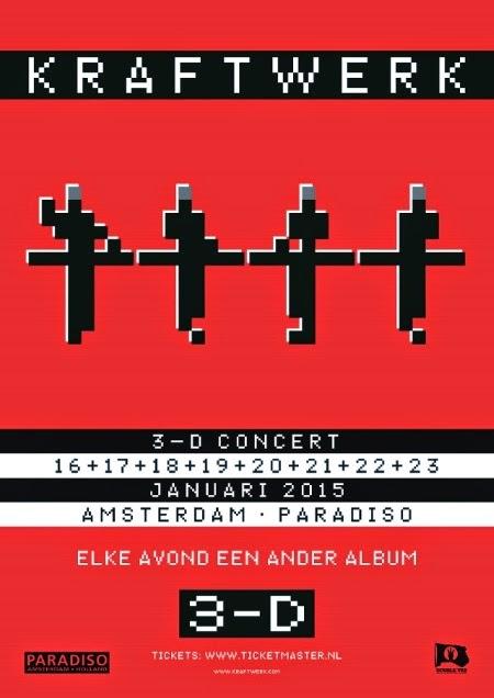 Kraftwerk: 8 nigths @ Paradiso, Amsterdam in January 2015