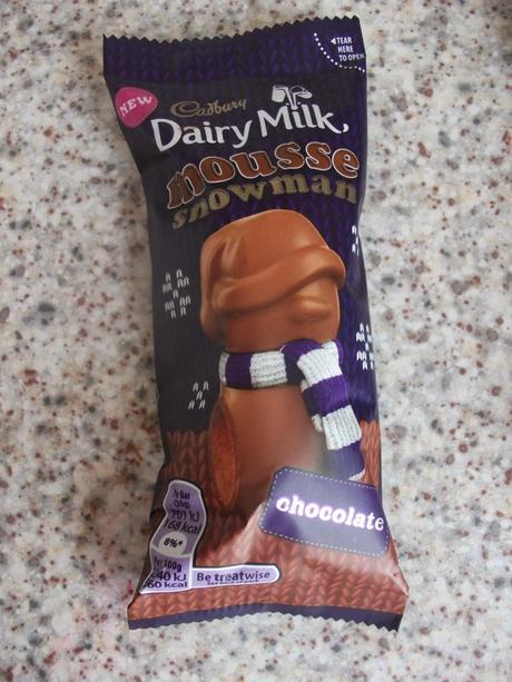 Cadbury Dairy Milk Chocolate Mousse Snowman (new for Xmas 2014!)