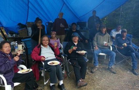Why Gitxsan Built a Camp to Blockade an LNG Pipeline in BC’s North Gitxsan members at