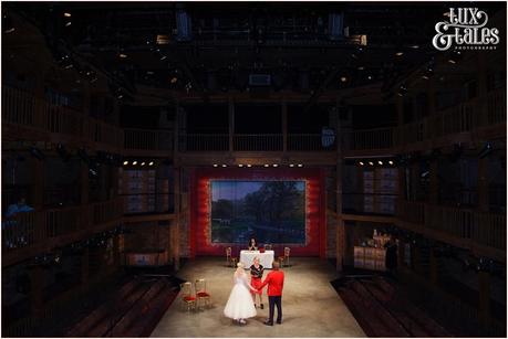 RSC Swan Theatre Wedding Photographer Royal Shakespeare Company ceremony