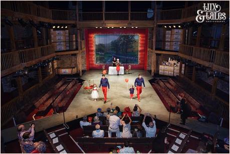 RSC Swan Theatre Wedding Photographer Royal Shakespeare Company on stage