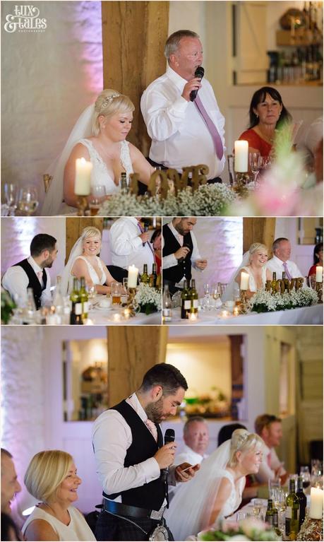 East Riddlesden Hall Wedding Photography pink English garden theme | Wedding speeches