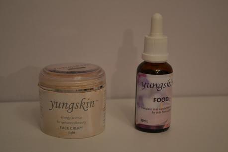 Yung Skin light cream and food review