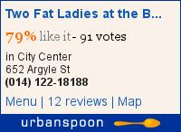 Review – Two Fat Ladies at The Buttery, 652-654 Argyle Street, Glasgow Review – Two Fat Ladies at The Buttery, 652-654 Argyle Street, Glasgow