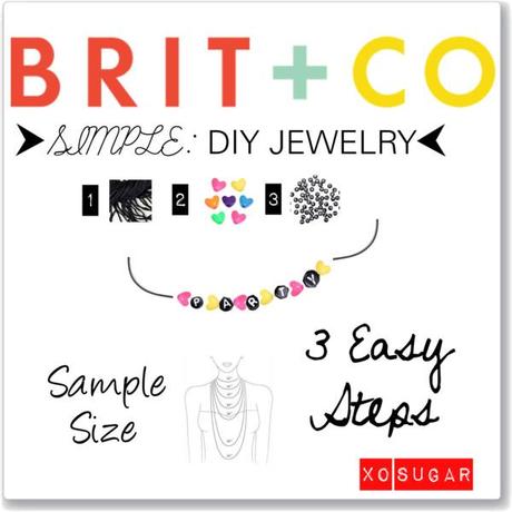 Brit + Co DIY Kit Contest Entry: Party Necklaces!