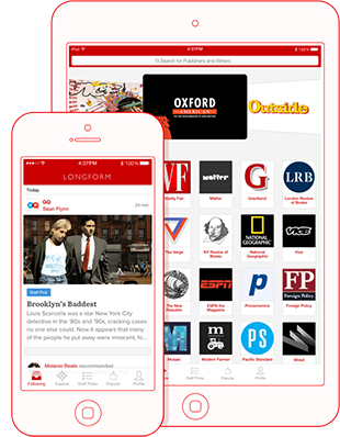 Longform and iPhone app: strange bedfellows? Longform and iPhone app: strange bedfellows?