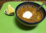 Dal Shorba (Indian Lentil Soup) with Summer Veggies