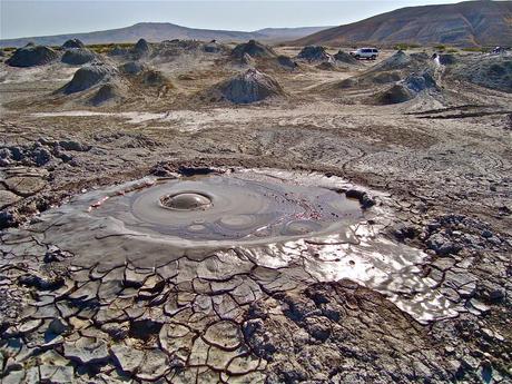 Coolest Natural Wonders Around the World Mud volcanoes of Gobustan Azerbaijan