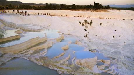 Coolest Natural Wonders Around the World Travertine Pools at Pamukkale Turkey