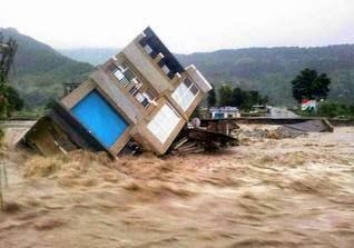 Deluge in Jammu and Kashmir.