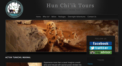 Backpacking in Belize: Cave Tour of Actun Tunichil Muknal Hun Chi'ik Tours - the cool company we used to tour Actun Tunichil Muknal