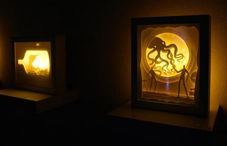 backlit paper sculptures 8