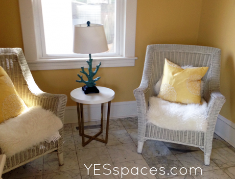 Transform your Outdoor Furniture into Chic Living Room Chairs for Less than $52 after-vignette