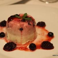 Panna Cotta with berry coulis