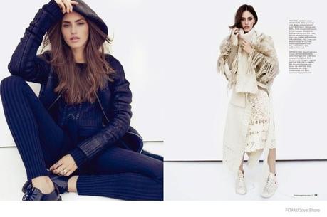 IULIIA DANKO IN SWEATERS FOR FOAM BY DOVE SHORE IULIIA DANKO IN SWEATERS FOR FOAM BY DOVE SHORE