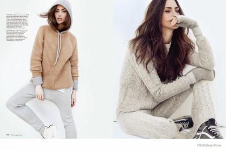 IULIIA DANKO IN SWEATERS FOR FOAM BY DOVE SHORE IULIIA DANKO IN SWEATERS FOR FOAM BY DOVE SHORE