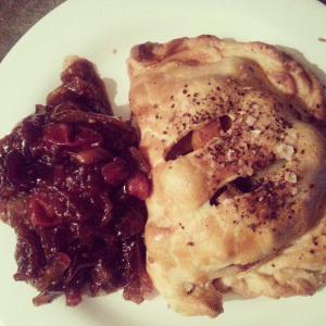 Leftovers Pasty with Autumn Chutney