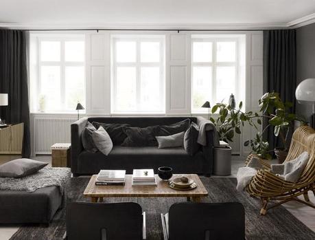 Ilse Crawford-designed sofa and living room furniture at The Apartment showroom in Copenhagen Living room by Ilse Crawford and Studioilse for The Apartment in Copenhagen
