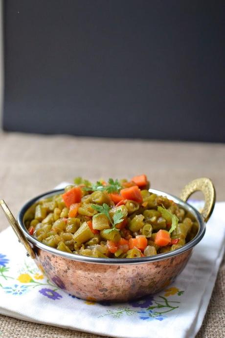 Nepali Mixed Vegetable Curry (Tarkari)