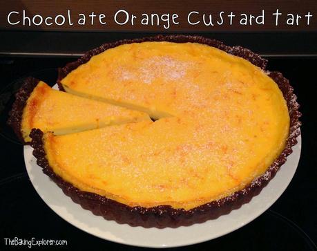Chocolate Orange Custard Tart
