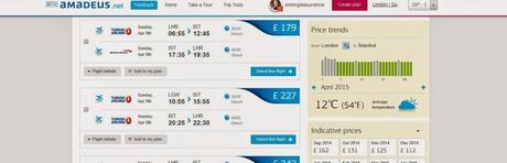Planning my trip to Istanbul with Amadeus.net Planning my trip to Istanbul with Amadeus.net